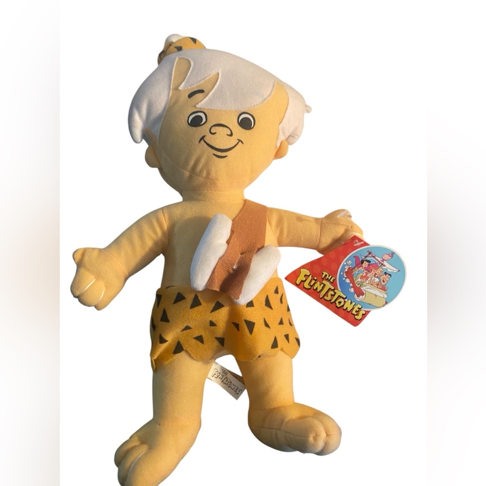 Flintstones Bam Bam Plushie Plushy 2016 Approx 14 NOS Nwt’s Hanna Barbera